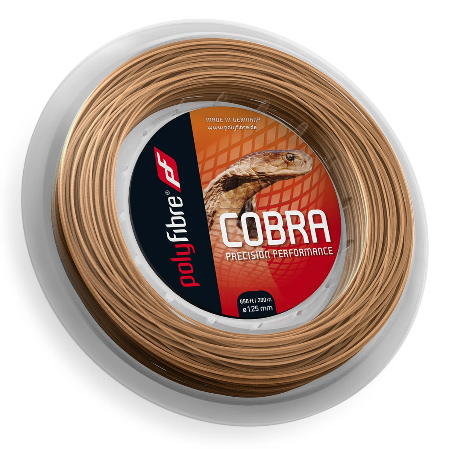 Cobra Beige/braun Bobine Cordage 200m – Image 2