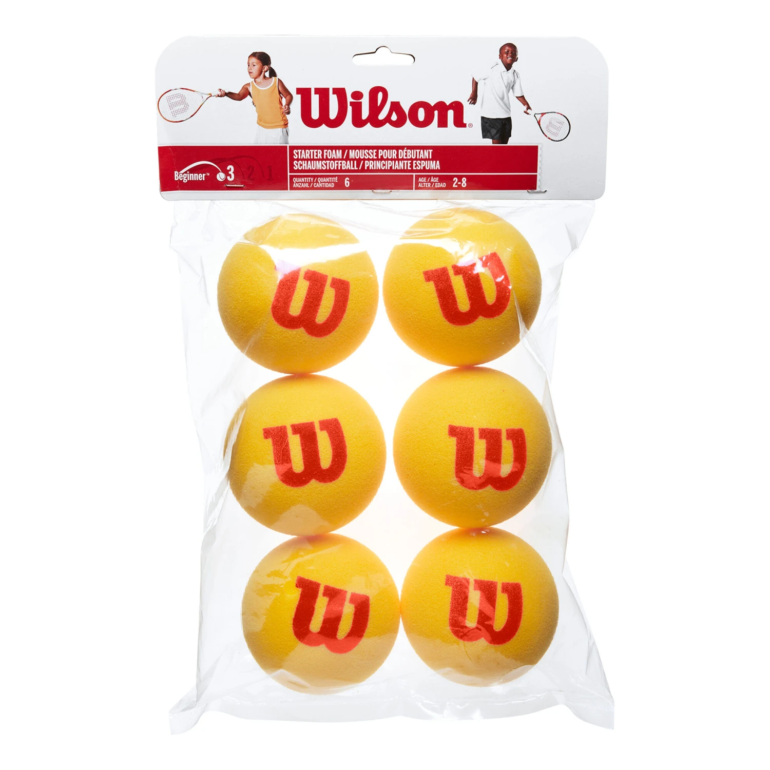 Wilson Starter Foam Balls (Stage 3) Sac De 6 Balles